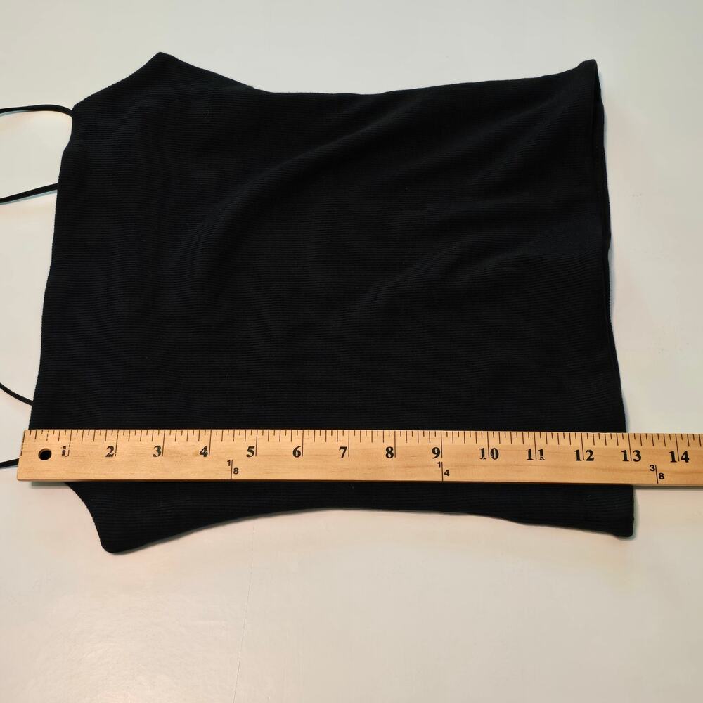 Madewell Squareneck Tank Top Womens Size XS Black Ribbed Cotton Modal Blend NWT - Picture 8 of 8